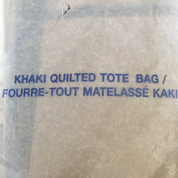 AVON Khaki Quilted Tote Bag - Picture 4 of 6